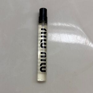 Miu Miu Black and Clear Perfume Vial